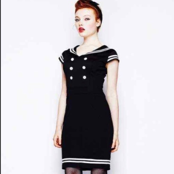Hell Bunny Dresses & Skirts - Hell Bunny Vixen sailor pin-up dress